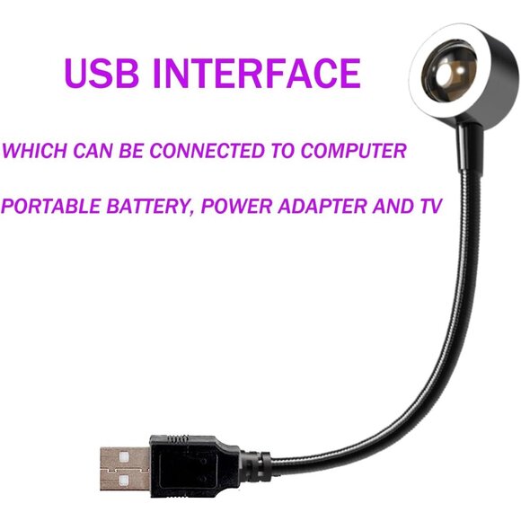 Sunset Lamp USB Small Convenient Sun Projector 360 Degree Rotation - Picture 3 of 6